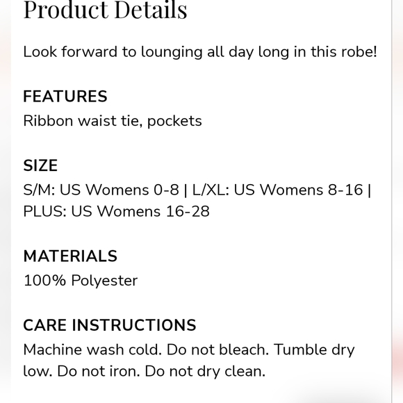 Morgan Lane Robe - Picture 3 of 4